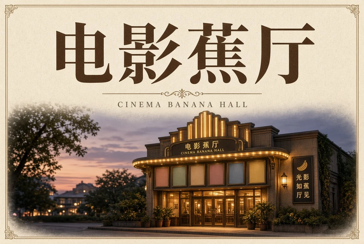电影蕉厅栏目视觉